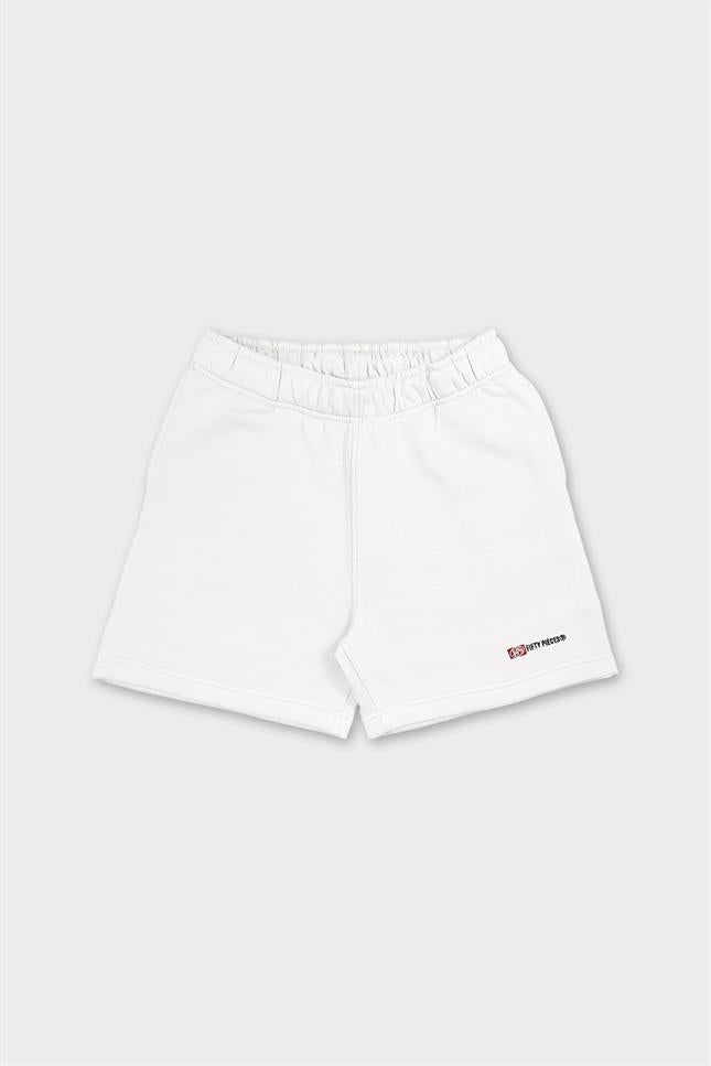 Fifty Pieces-Beyaz Bermuda Jogger Şort-Şort-5-Milagron.com