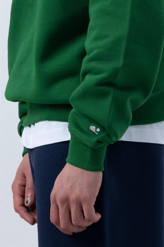 Fifty Pieces-Canlı Yeşil Core Oversize Sweatshirt-Sweatshirts & Hoodies-7-Milagron.com