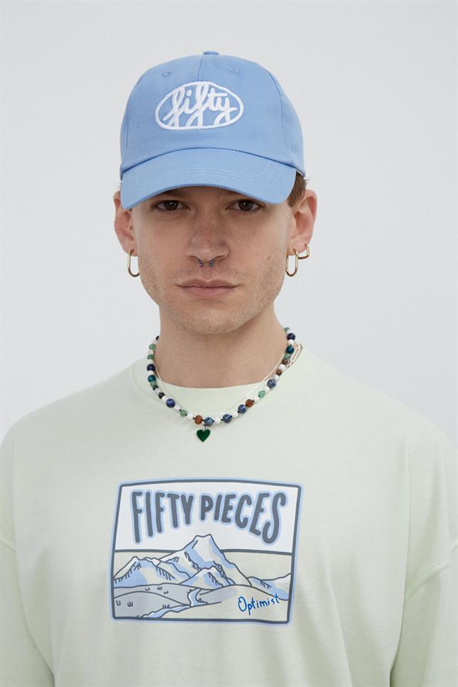Fifty Pieces-Fifty Pieces Açık Mavi Cap şapka-Şapka-5-Milagron.com