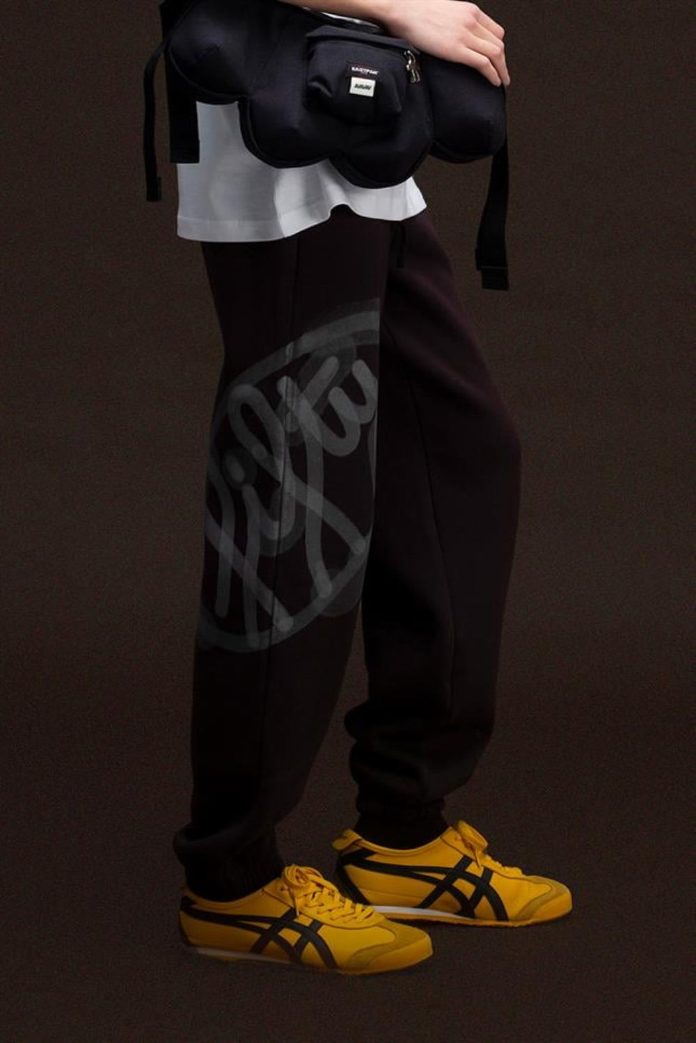 Fifty Pieces-Kahverengi Loose Fit Jogger Pantolon-Eşofman-1-Milagron.com