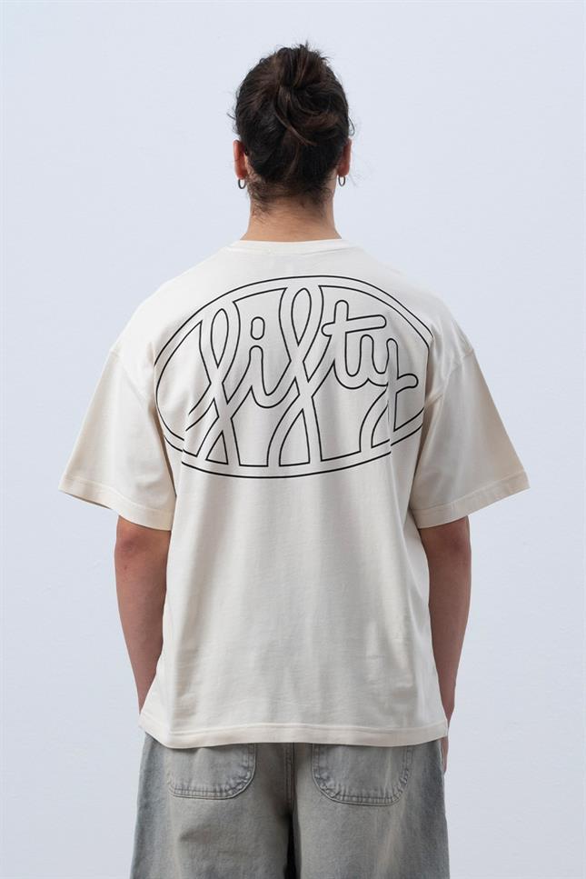 Fifty Pieces-Kum Core Düşük Omuzlu T-Shirt-T-Shirts-4-Milagron.com