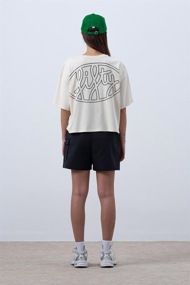 Fifty Pieces-Kum Core Oversize Mid Length T-Shirt-T-Shirts-3-Milagron.com