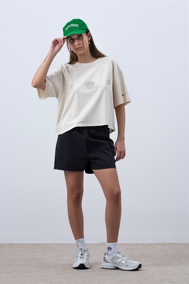 Fifty Pieces-Kum Core Oversize Mid Length T-Shirt-T-Shirts-4-Milagron.com