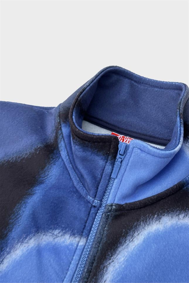 Fifty Pieces-Mavi Fermuarlı Polar Yelek-Yelek-7-Milagron.com