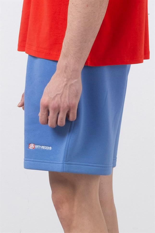 Fifty Pieces-Mavi Loose Fit Jogger Şort-Şort-3-Milagron.com