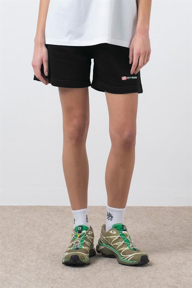 Fifty Pieces-Siyah Bermuda Jogger Şort-Şort-2-Milagron.com