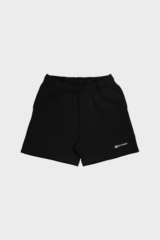 Fifty Pieces-Siyah Bermuda Jogger Şort-Şort-6-Milagron.com