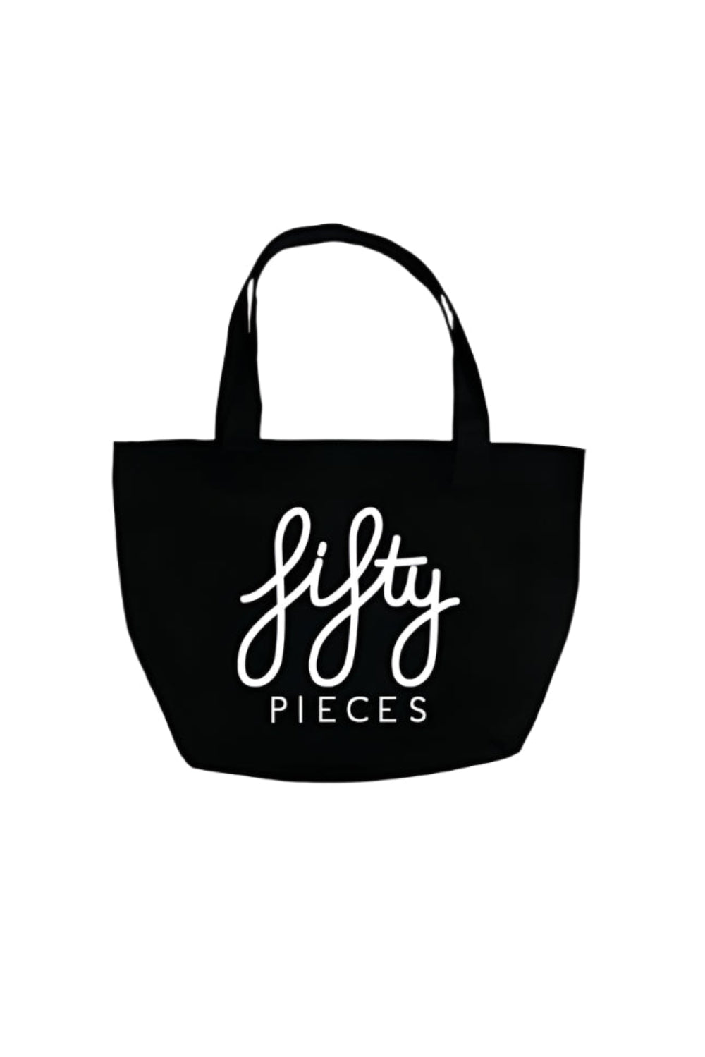 Fifty Pieces-Siyah Fifty Pieces Tote Bez Çanta-Bez Çanta-1-Milagron.com