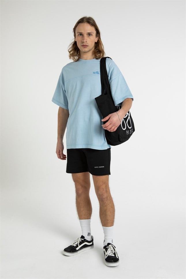 Fifty Pieces-Siyah Fifty Pieces Tote Bez Çanta-Bez Çanta-8-Milagron.com