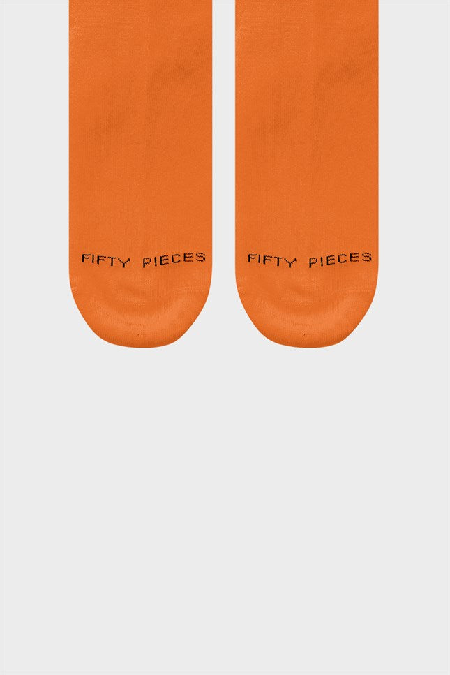 Fifty Pieces-Turuncu Favorite Çorap-Çorap-4-Milagron.com