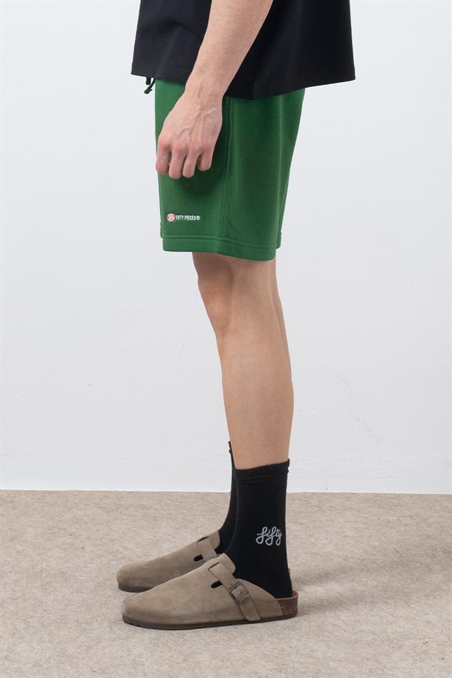 Fifty Pieces-Yeşil Loose Fit Jogger şort-Şort-3-Milagron.com