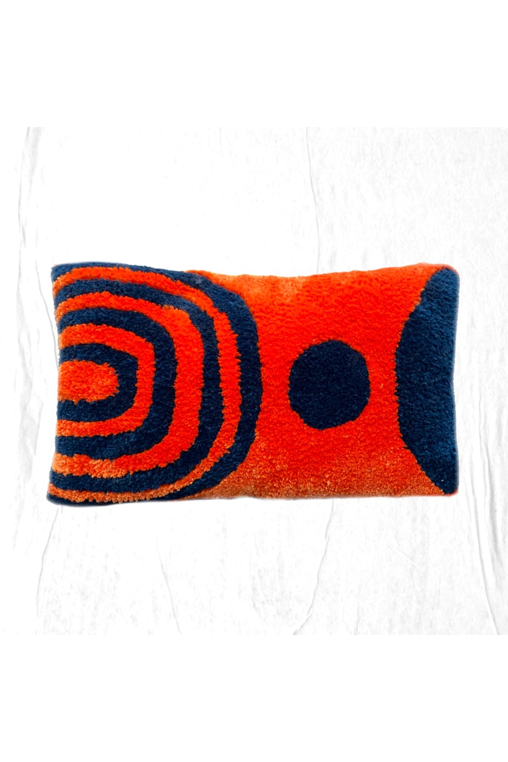 Fille á Fille Design Studio-Orange Pillow-Kırlent-1-Milagron.com