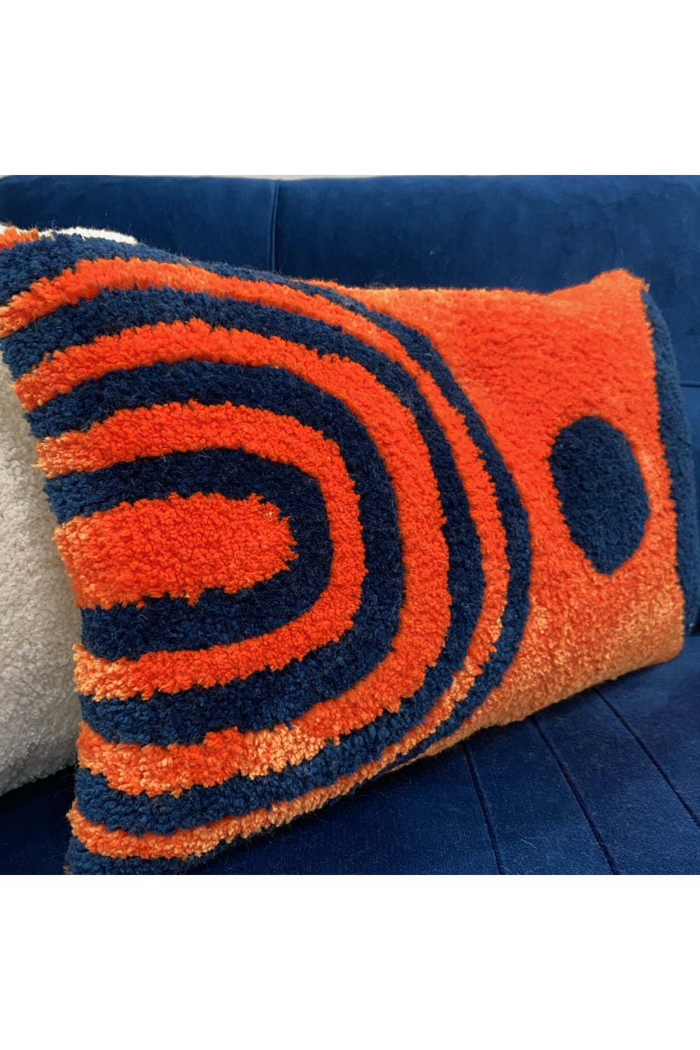 Fille á Fille Design Studio-Orange Pillow-Kırlent-3-Milagron.com