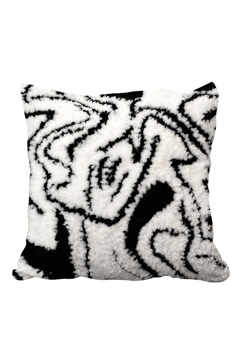 Fille á Fille Design Studio-Siyah Akış Kırlent-Kırlent-1-Milagron.com