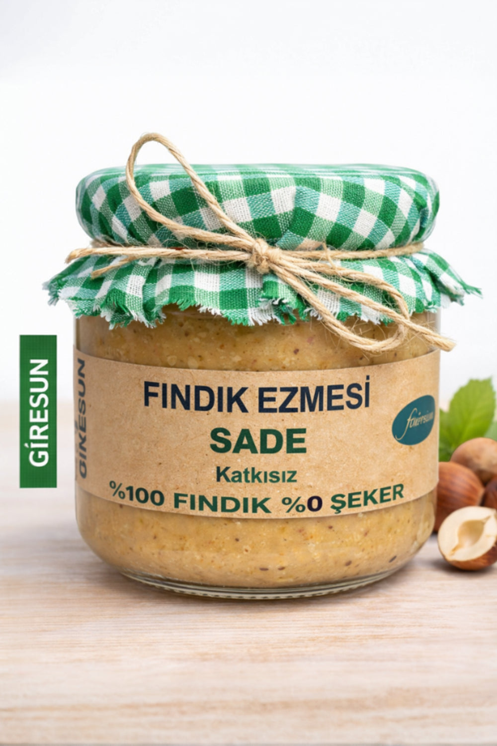 Fındık Ezmesi, Şekersiz %100 Fındık 300 Gr - 0