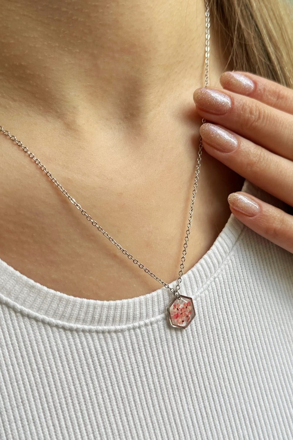 Fiorel Design-Daıly Bloom - Pink-Kolye-2-Milagron.com