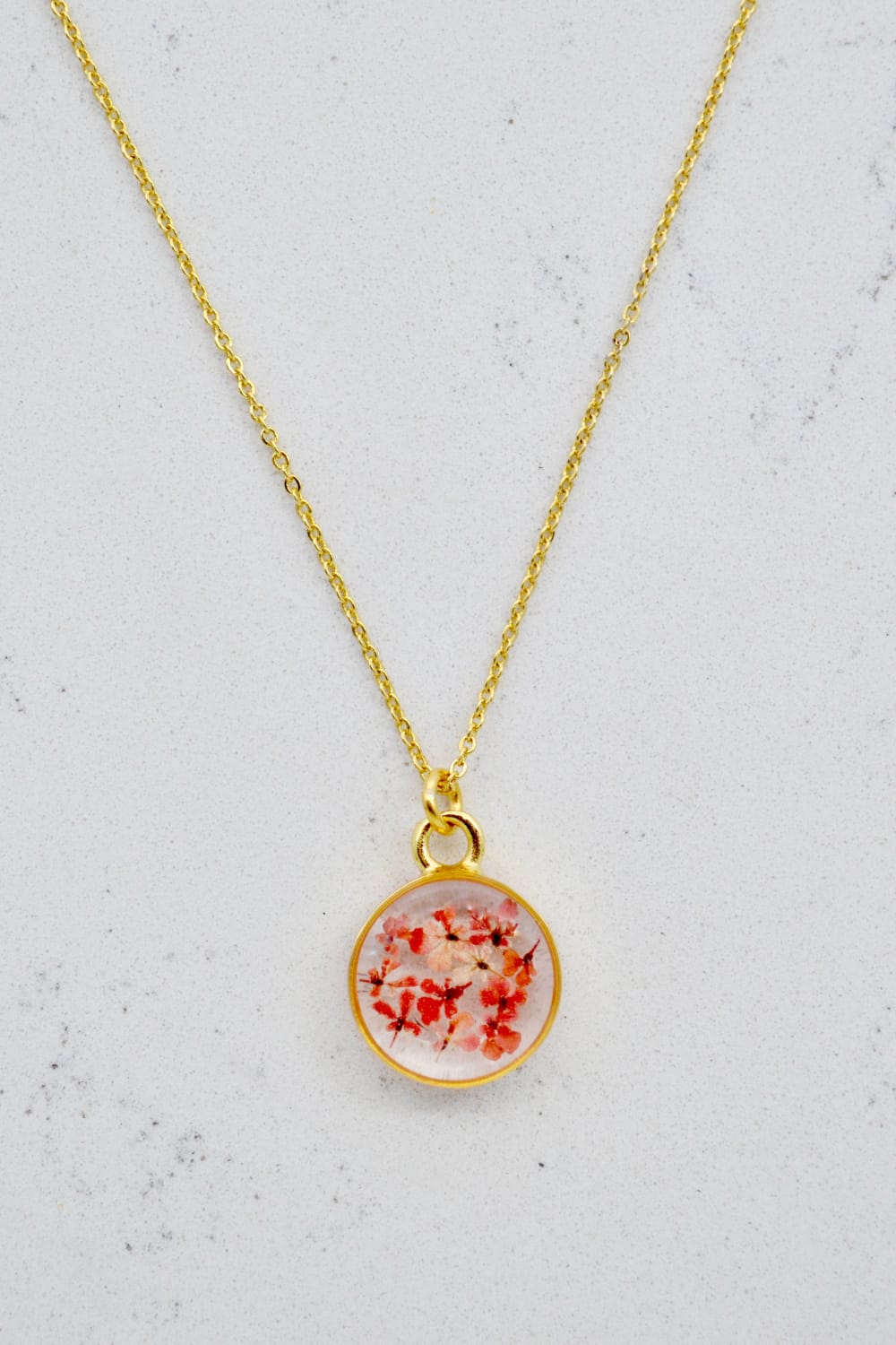 Fiorel Design-Depth Of Pink Circle Kolye-Kolye-3-Milagron.com