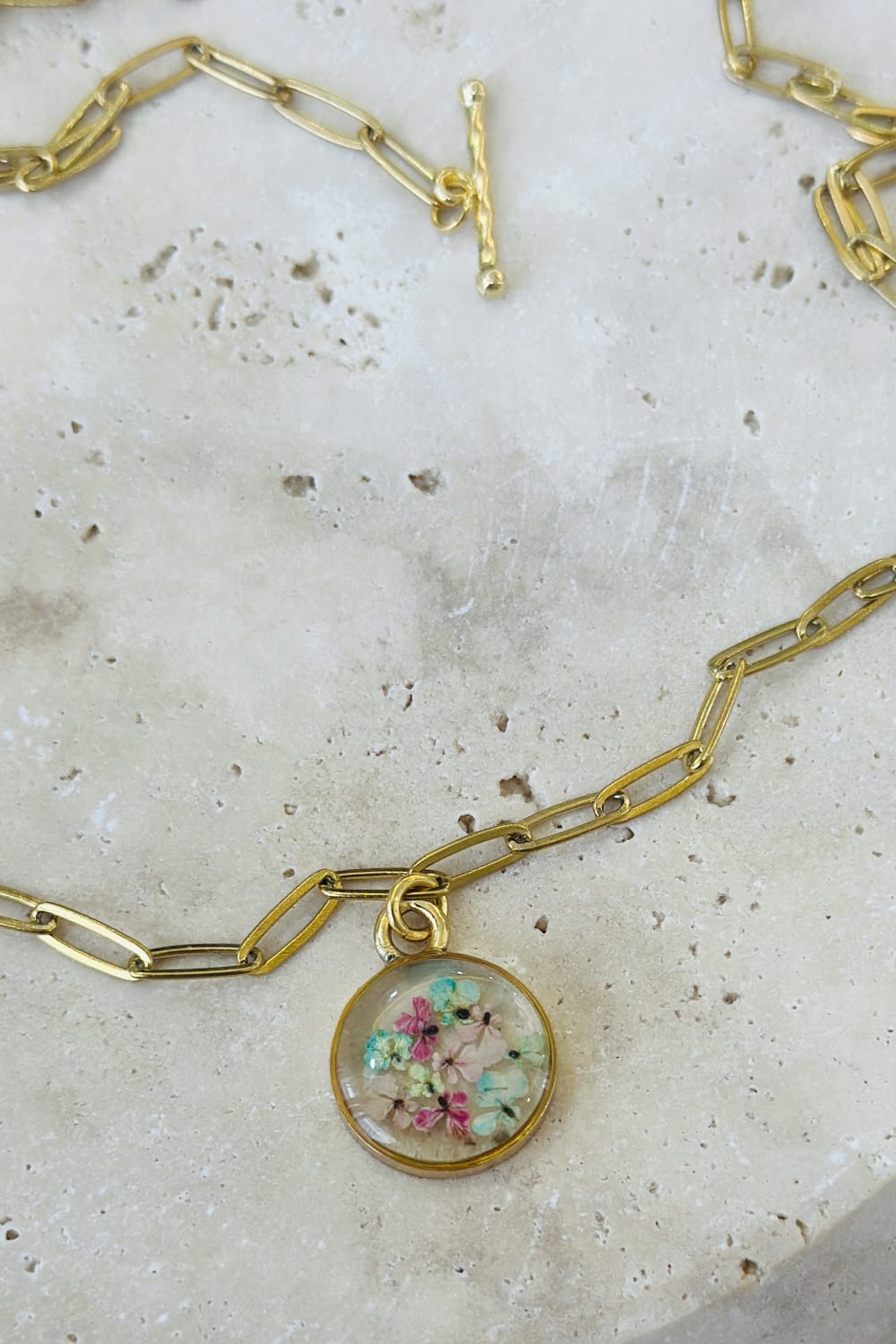 Fiorel Design-Golden Garden Circle - Ocean-Kolye-1-Milagron.com