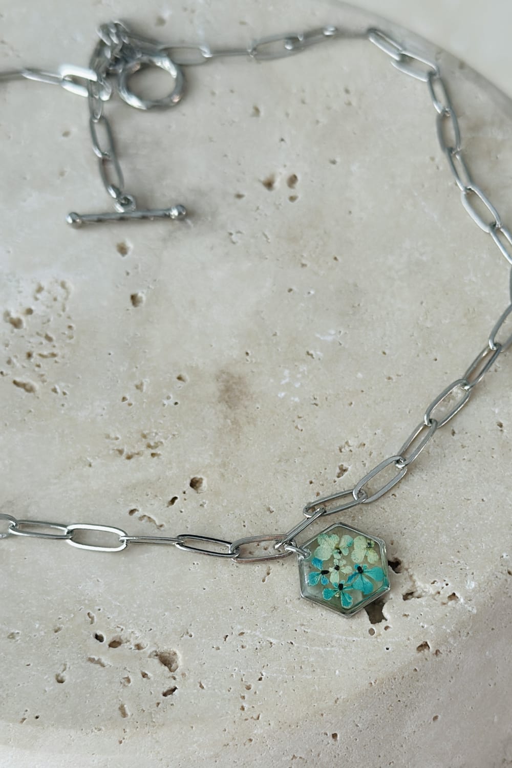 Fiorel Design-Golden Garden Rhodium - Blue-Kolye-1-Milagron.com