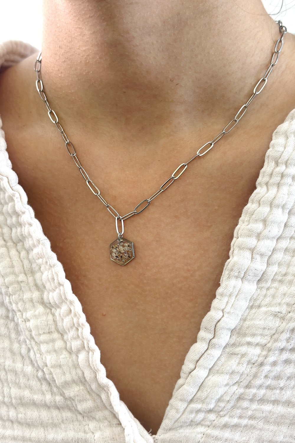 Fiorel Design-Golden Garden Rhodium - Lilac-Kolye-2-Milagron.com