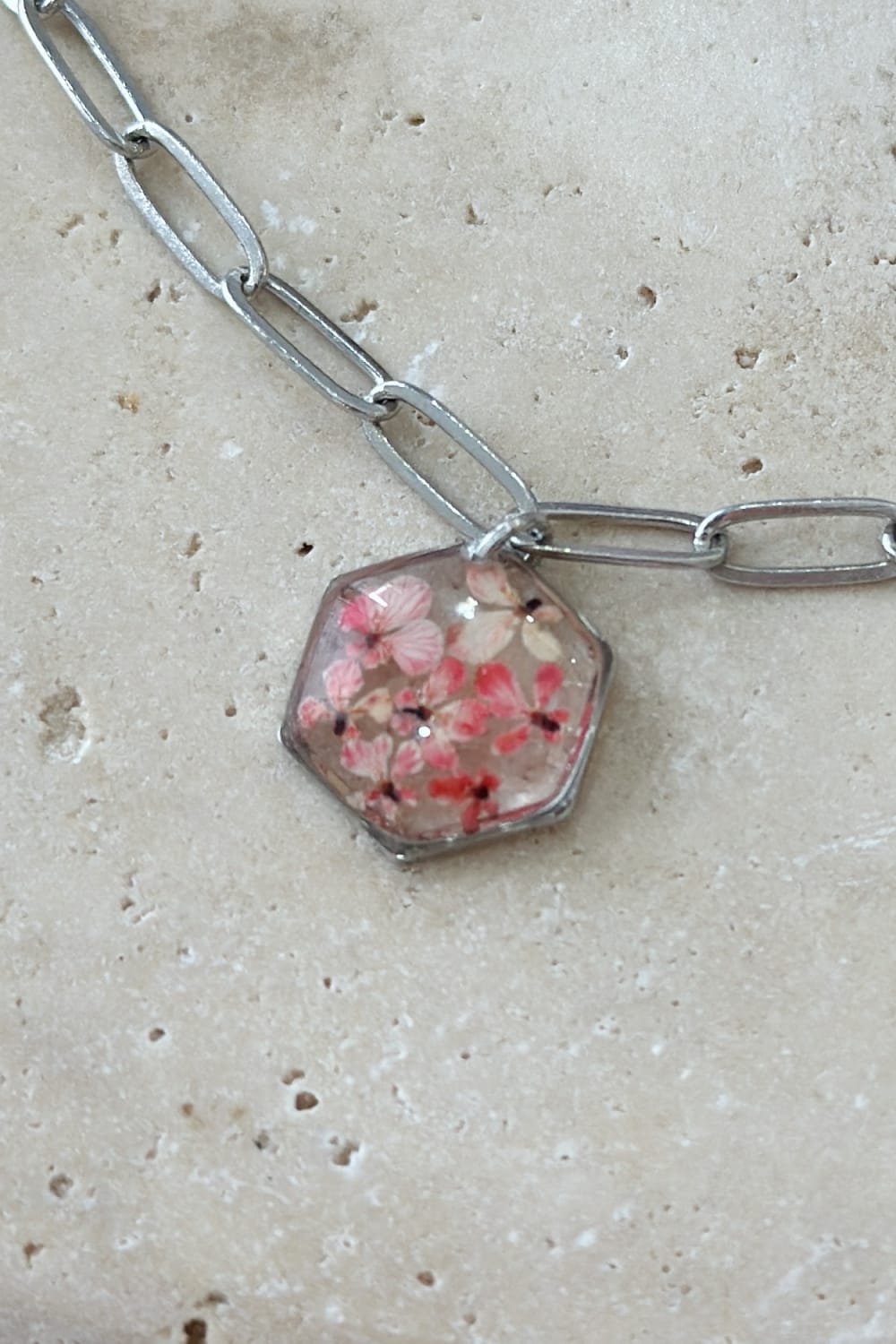 Fiorel Design-Golden Garden Rhodium - Pink Bileklik-Bileklik-1-Milagron.com