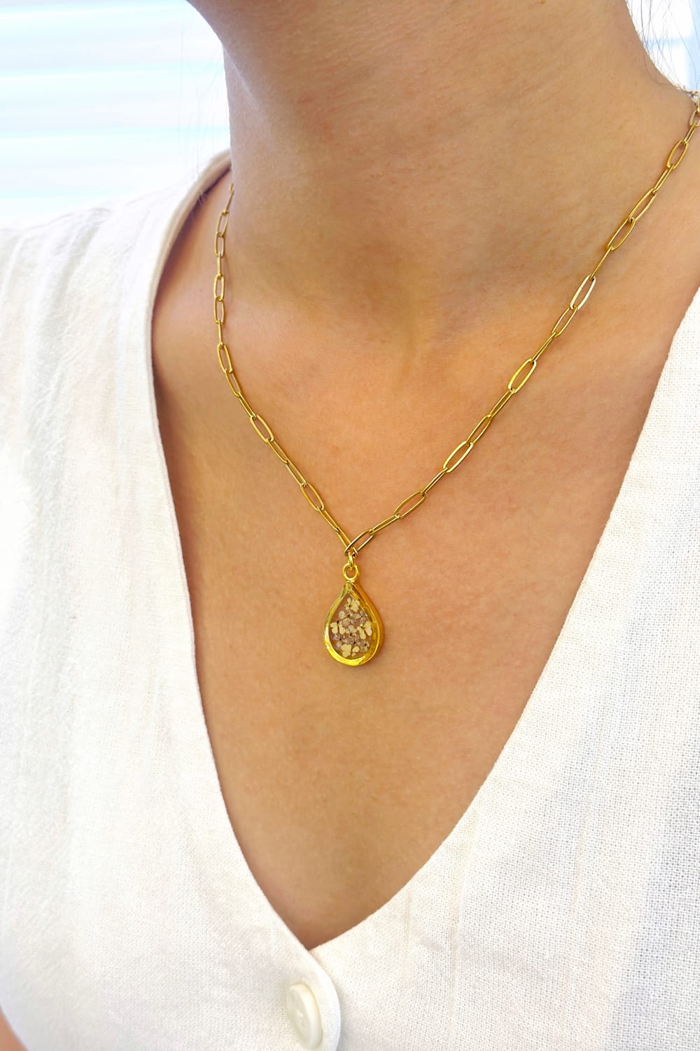 Fiorel Design-Golden Garden Teardrop - Lilac-Kolye-2-Milagron.com