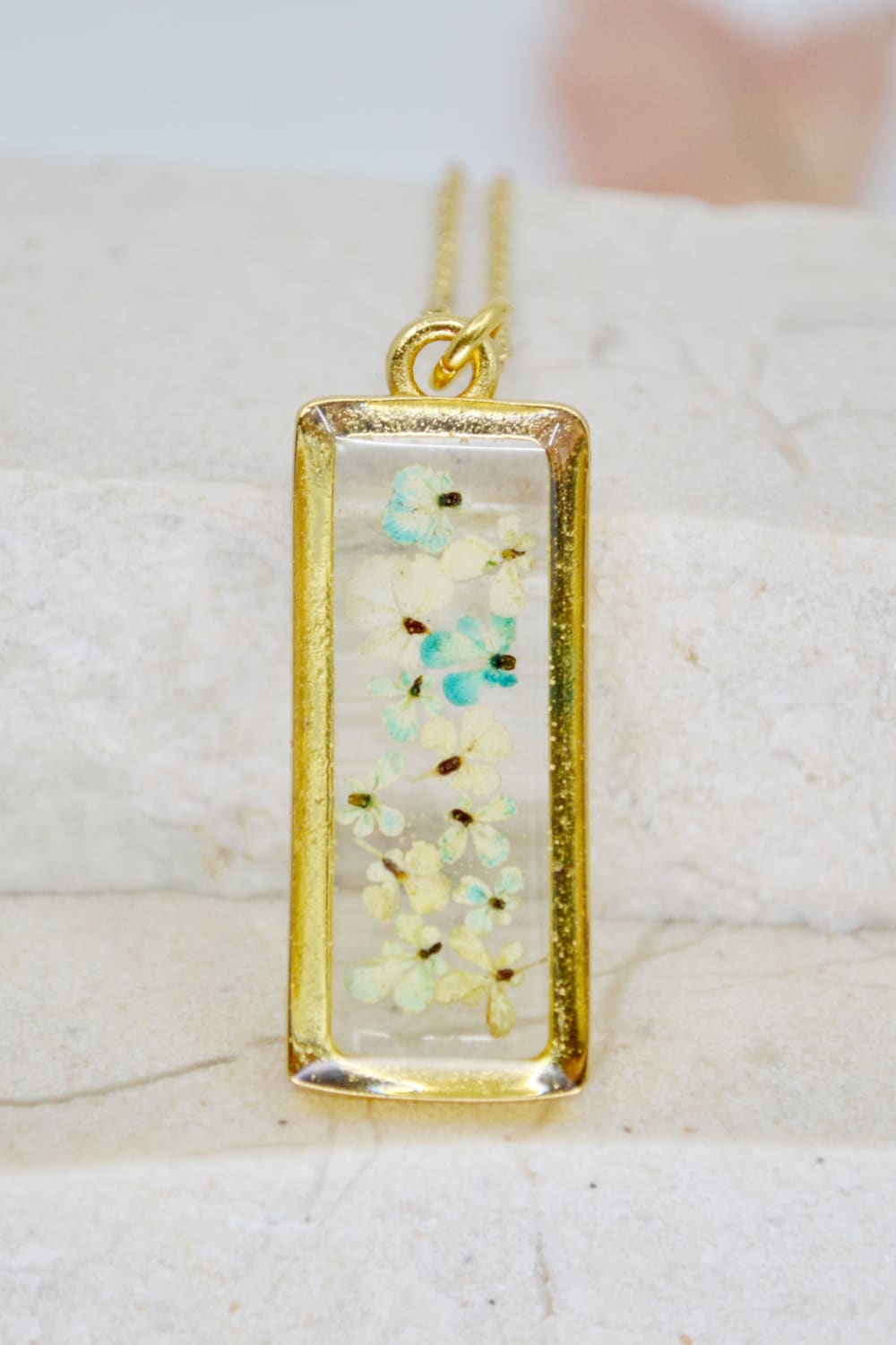 Fiorel Design-Happy Blue Sky Rectangle Kolye-Kolye-1-Milagron.com