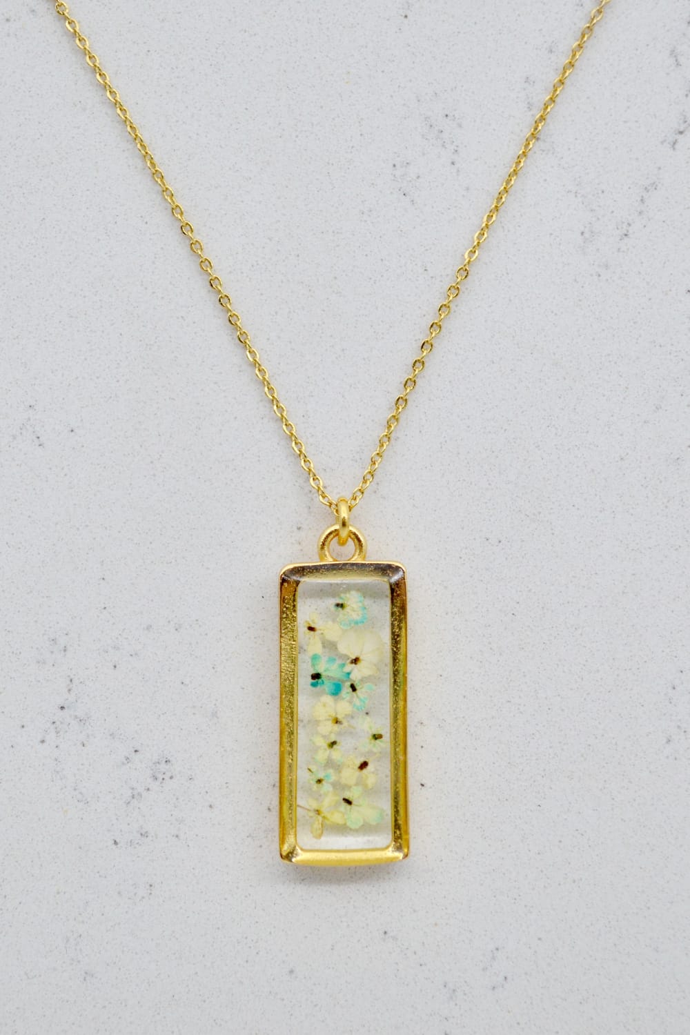 Fiorel Design-Happy Blue Sky Rectangle Kolye-Kolye-3-Milagron.com