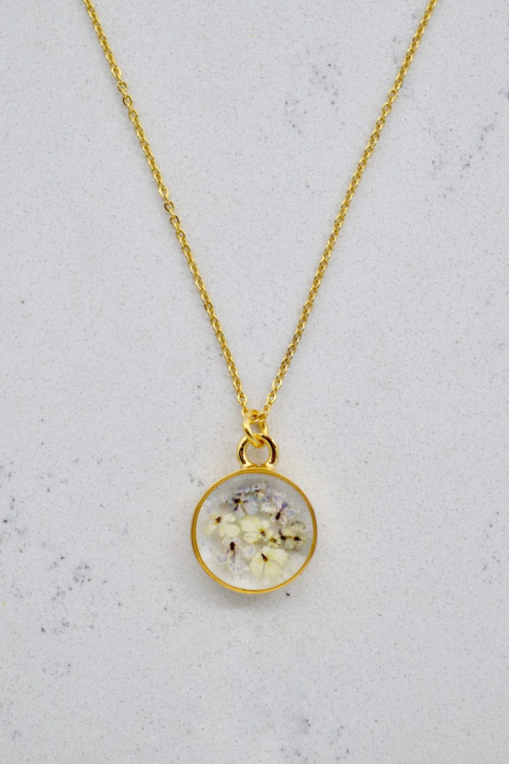 Fiorel Design-Muted Volet Circle Kolye-Kolye-3-Milagron.com