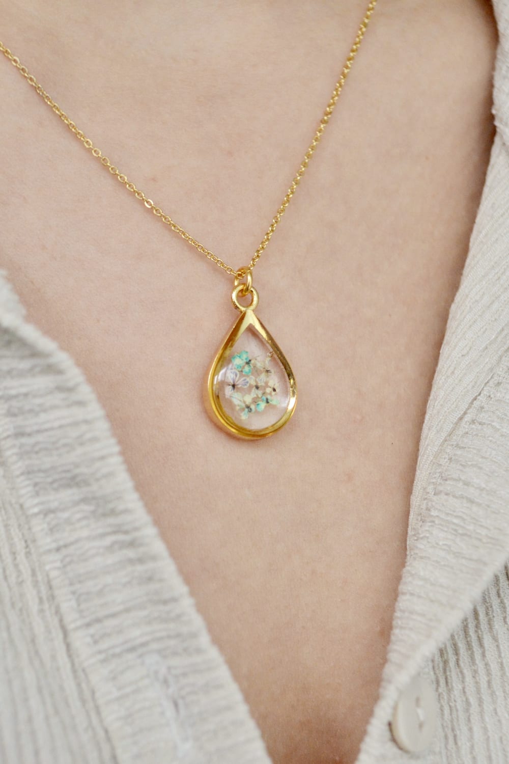 Fiorel Design-Oceany Teardrop Kolye-Kolye-2-Milagron.com