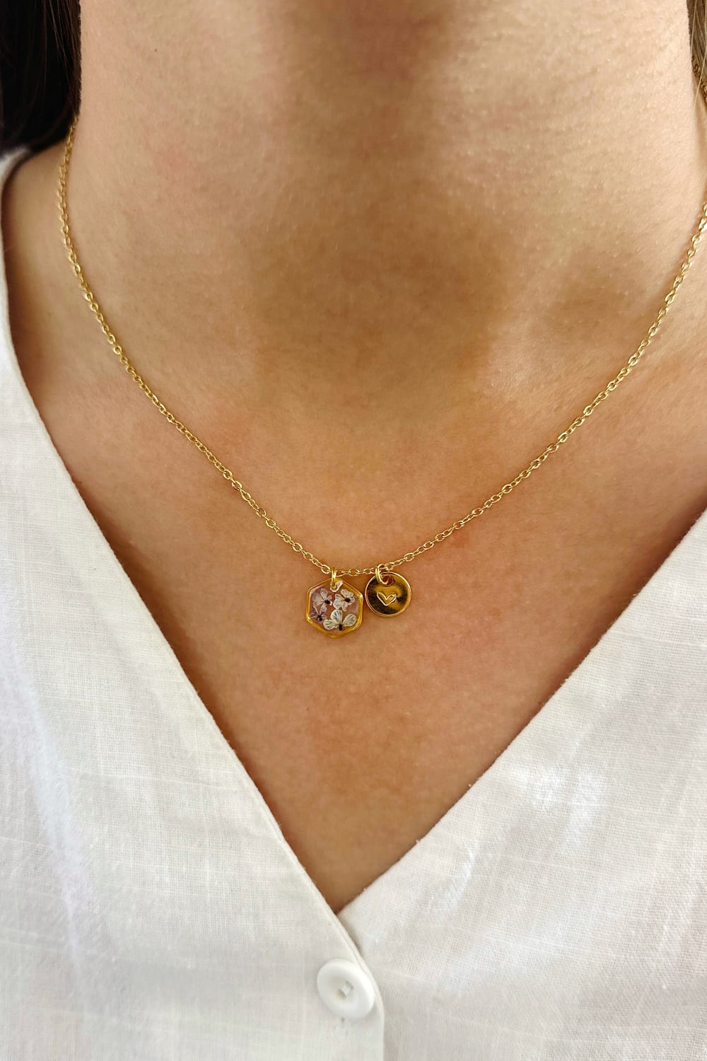 Fiorel Design-Teeny Weeny Hexagon - Lilac-Kolye-1-Milagron.com