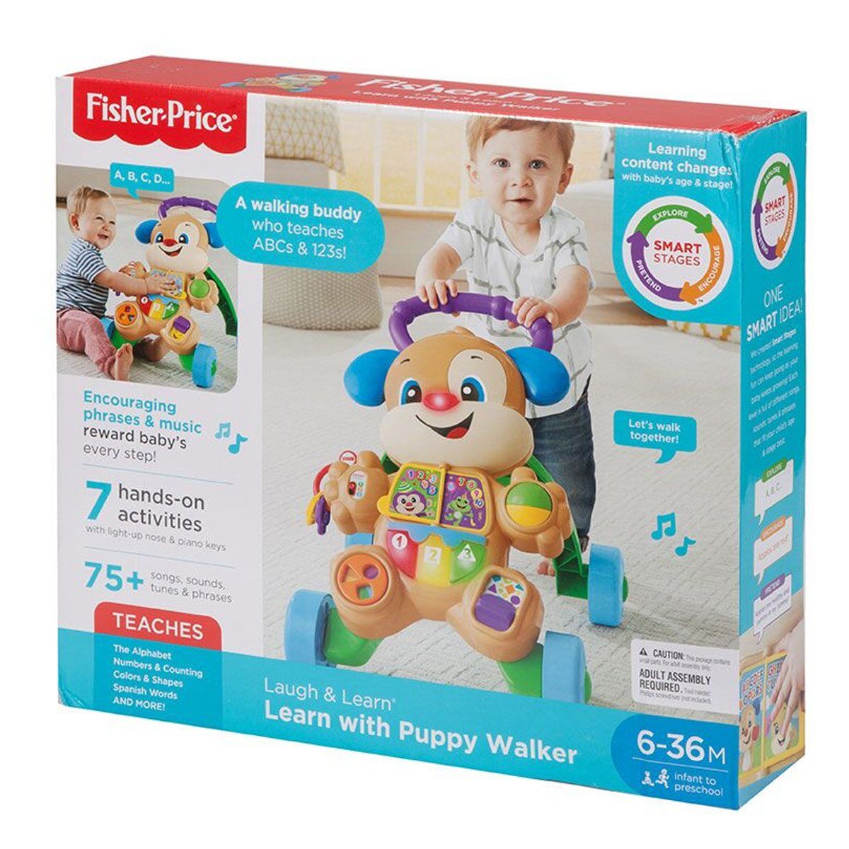 Fisher-Price-Eğitici Köpekçik Yürüteç /Türkçe-Bebek Oyuncakları-1-Milagron.com
