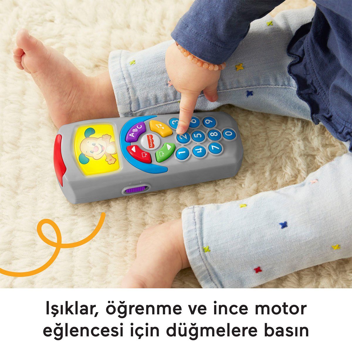 Fisher-Price-Fisher Price Eğitici Köpekçiğin Uzaktan Kumandası-Bebek Oyuncakları-3-Milagron.com