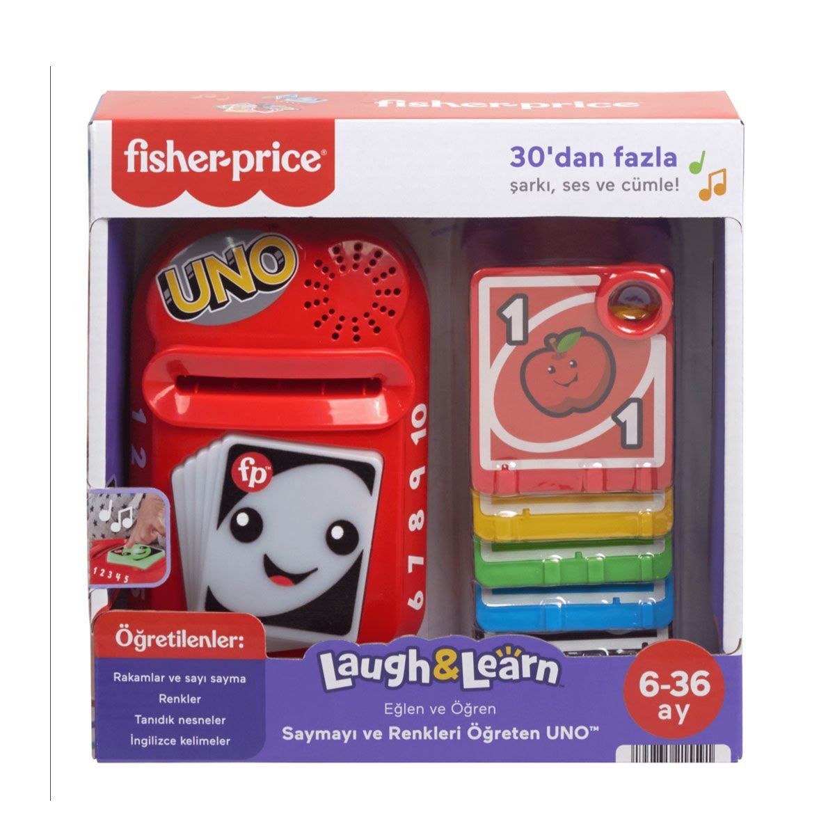 Fisher-Price-Fisher Price Saymayı Ve Renkleri Öğreten Uno-Figür Oyuncaklar-2-Milagron.com