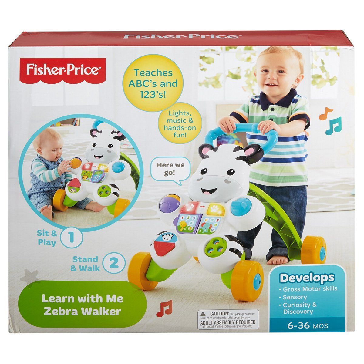 Fisher-Price-Fisher Price® Melodili Zebra Yürüteç-Bebek Oyuncakları-2-Milagron.com