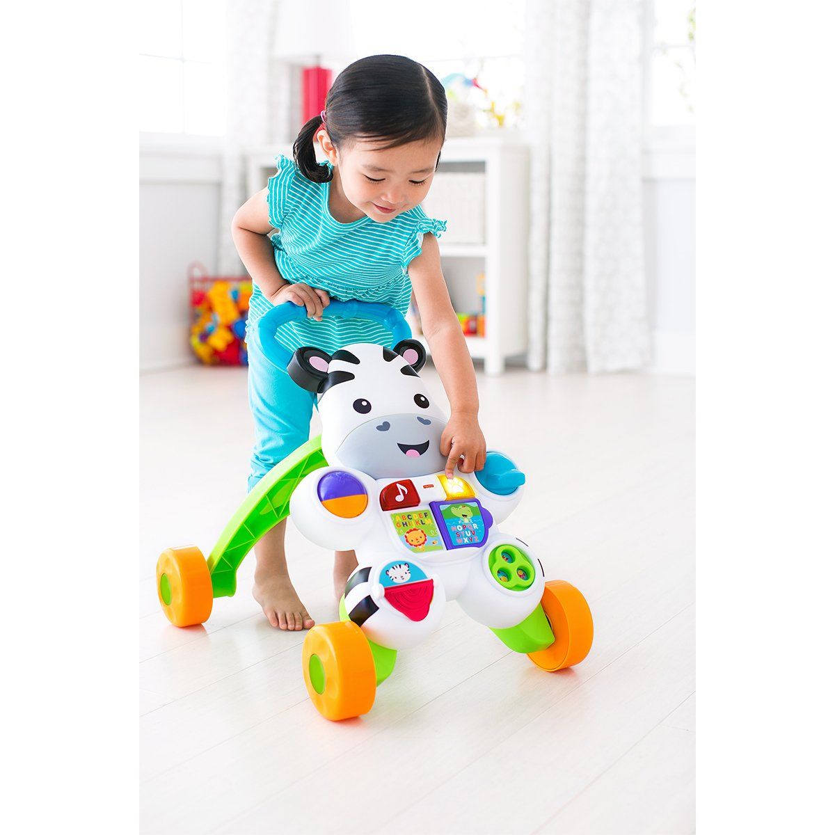 Fisher-Price-Fisher Price® Melodili Zebra Yürüteç-Bebek Oyuncakları-3-Milagron.com
