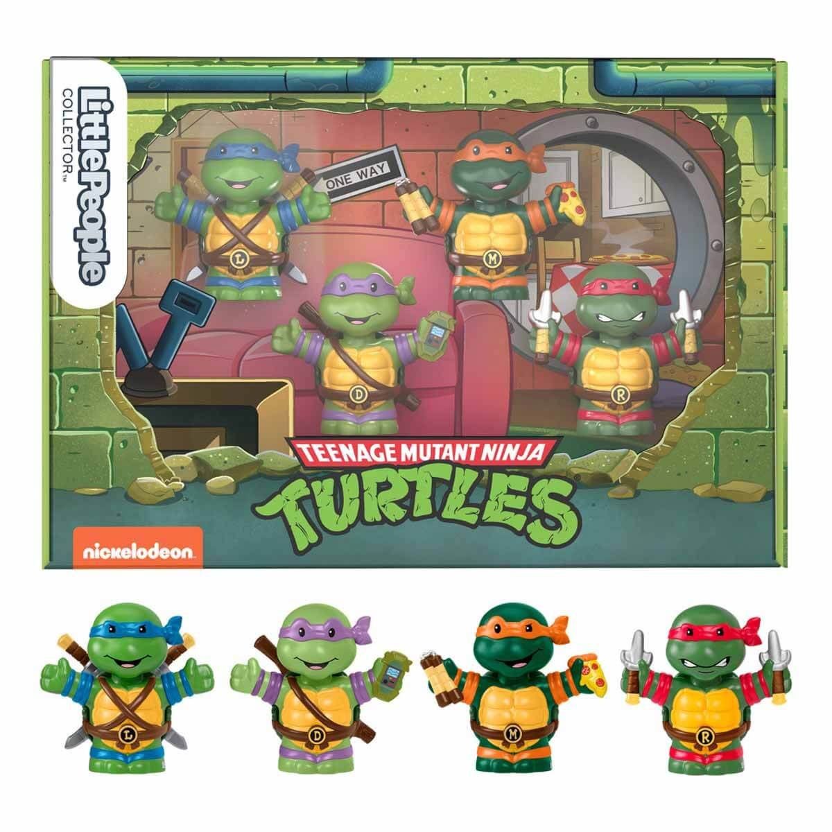 Fisher-Price-Little People Collector Teenage Mutant Ninja Turtles 4'Lü Özel Set-Oyuncak-1-Milagron.com
