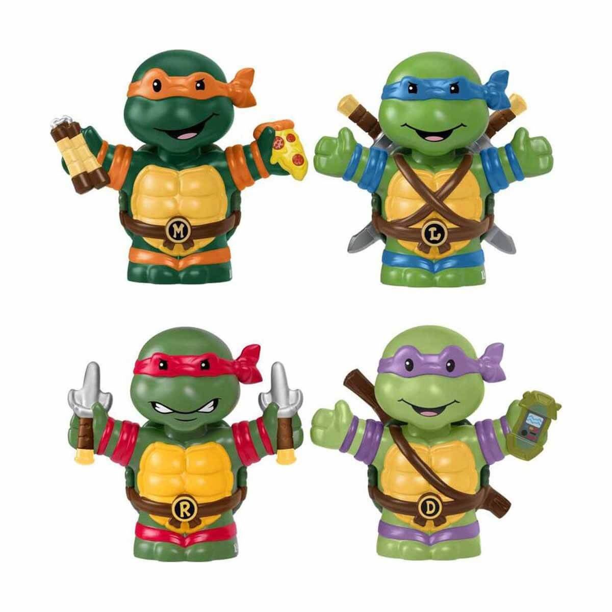 Fisher-Price-Little People Collector Teenage Mutant Ninja Turtles 4'Lü Özel Set-Oyuncak-2-Milagron.com