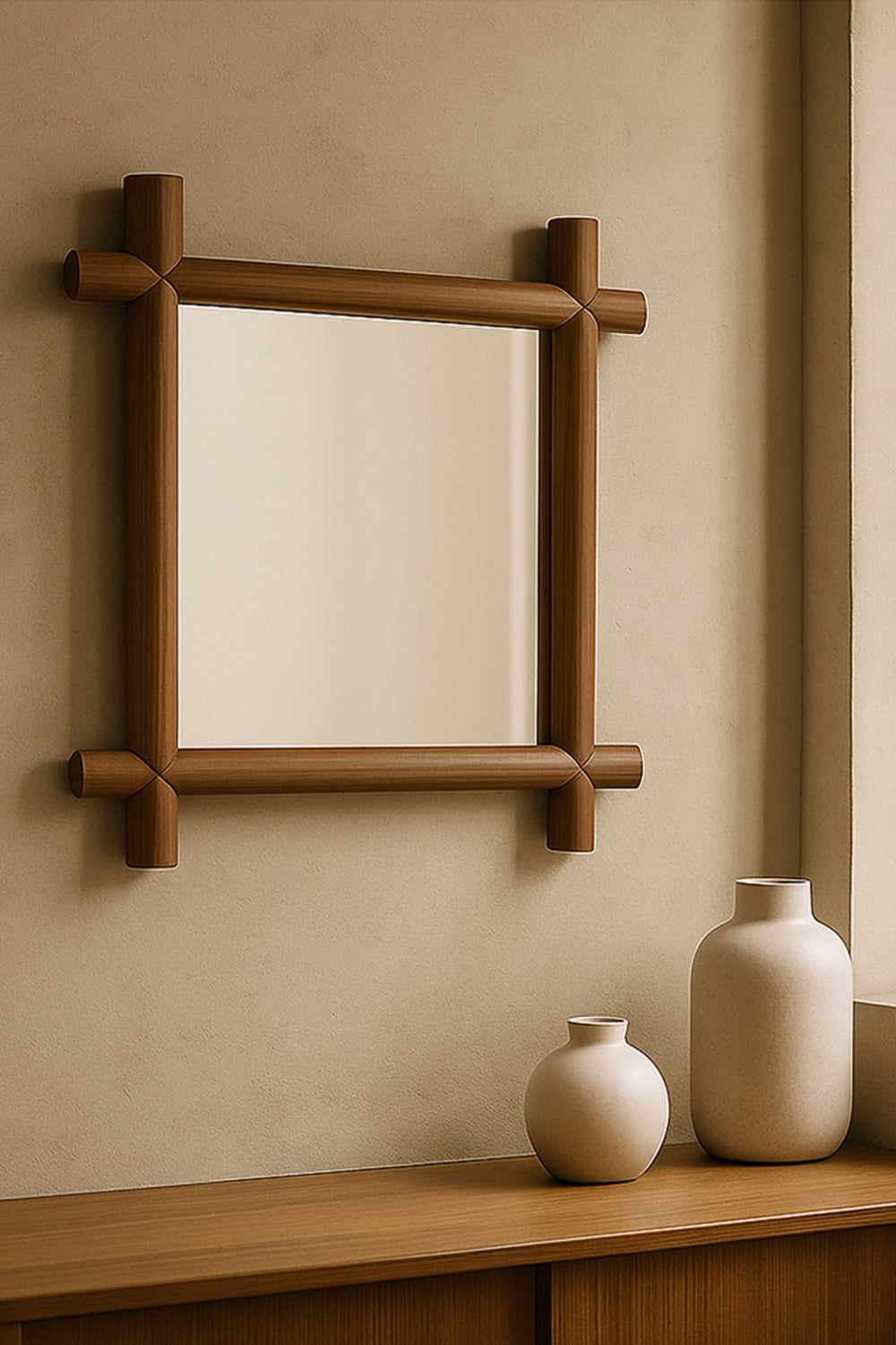 Frame Ayna Ceviz - 0