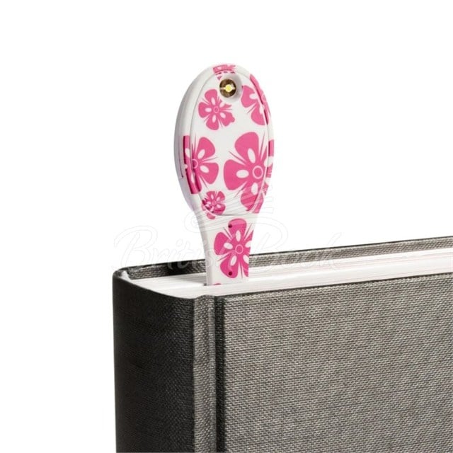 Flexilight-Pink Flower - Esnek Okuma Lambası Pembe Çiçek-Kitap Okuma Lambası-3-Milagron.com