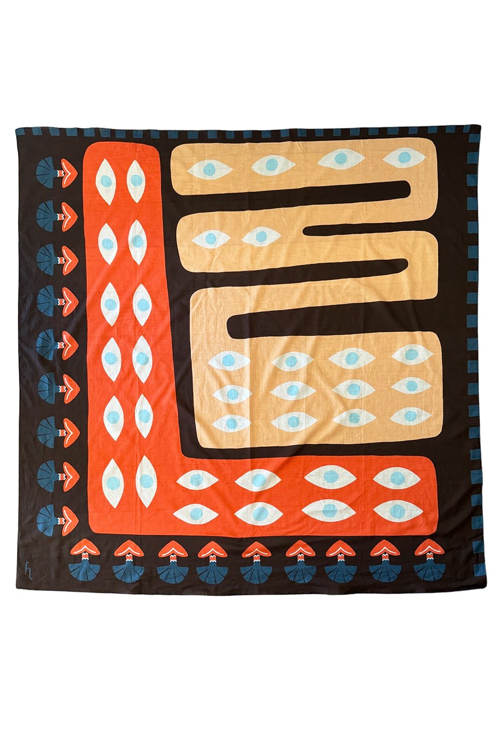 Folie Living-A Twinkle In The Eye Bandana-Şal & Fular-2-Milagron.com