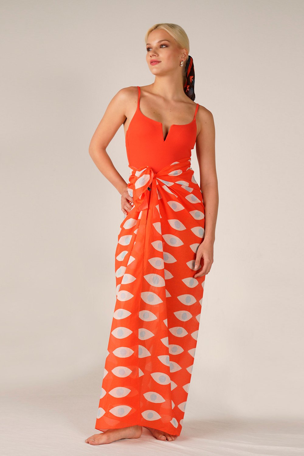 Folie Living-All Eyes On Me Pareo-Şal & Fular-1-Milagron.com