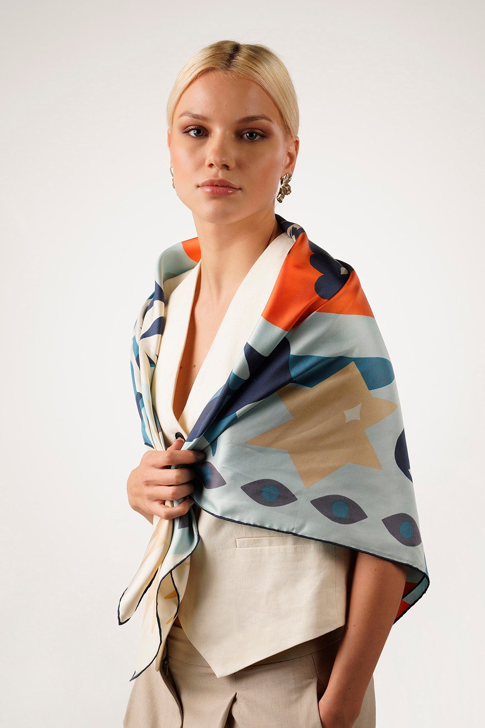 Folie Living-In The Eye Of The Sun Fular-Şal & Fular-2-Milagron.com