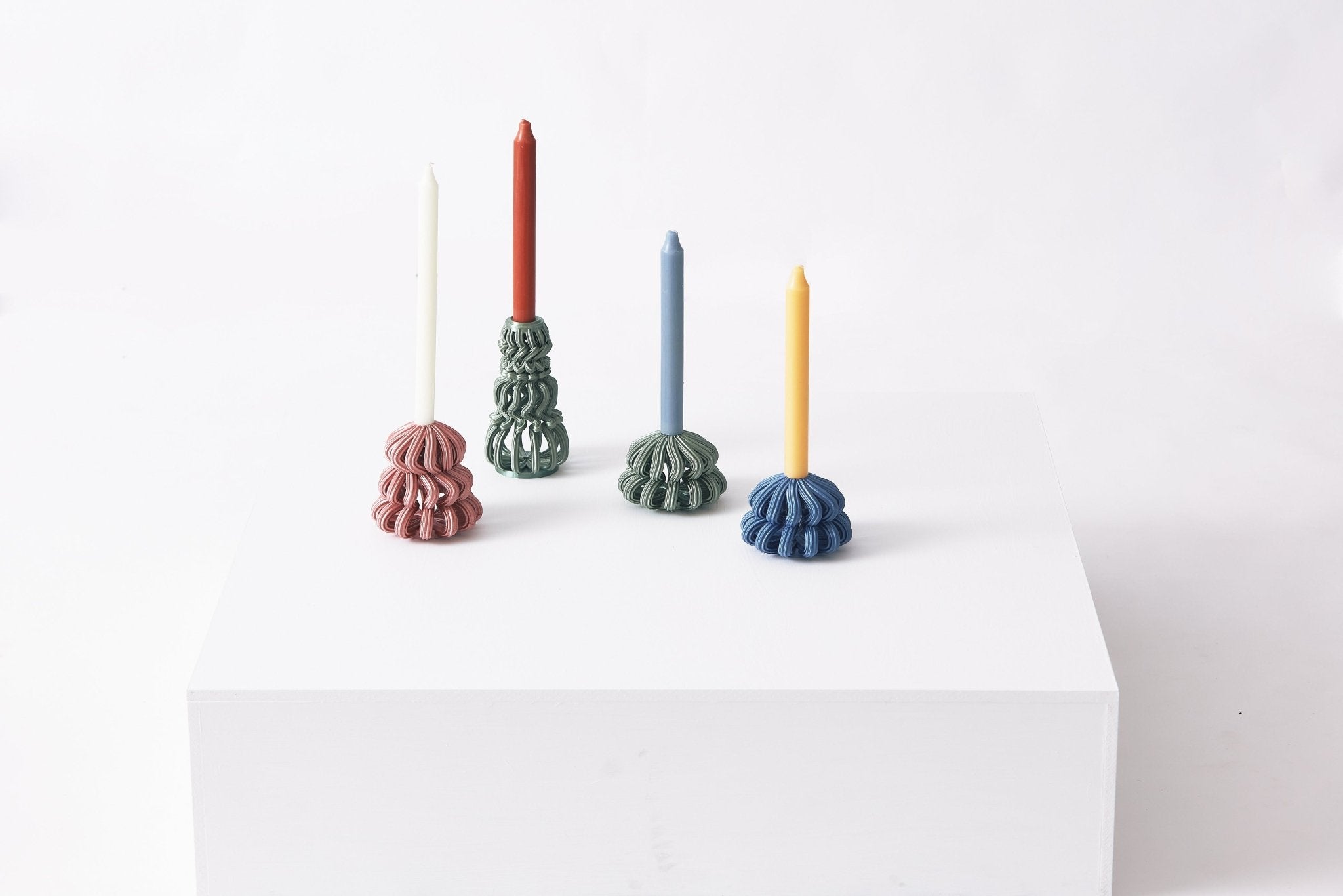Frosting Candle Holders - 4