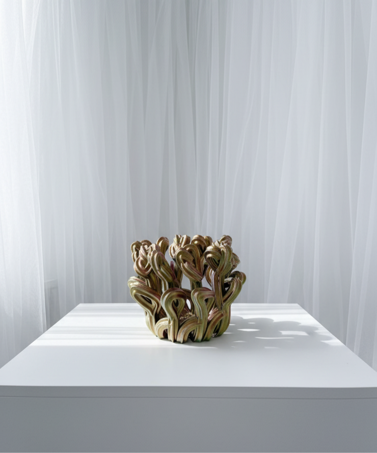 Superbloom Vase Small Green + Pink+ Yellow