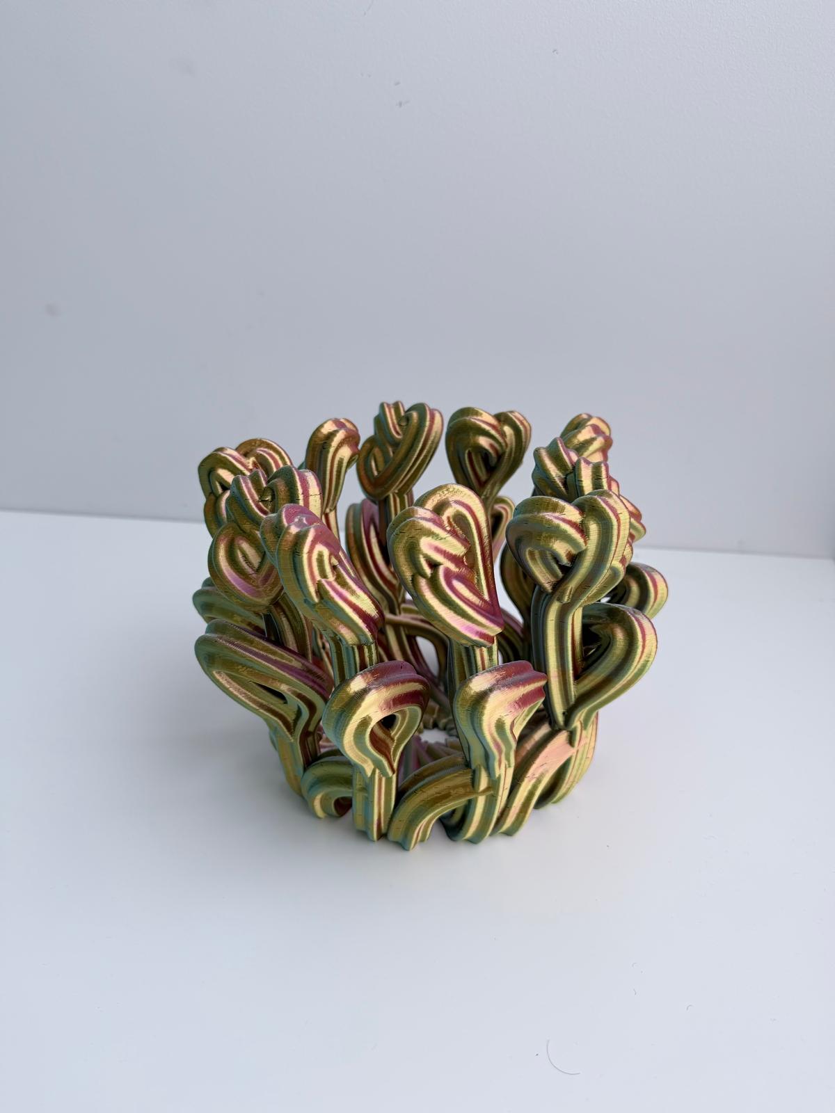 Superbloom Vase Small Green + Pink+ Yellow