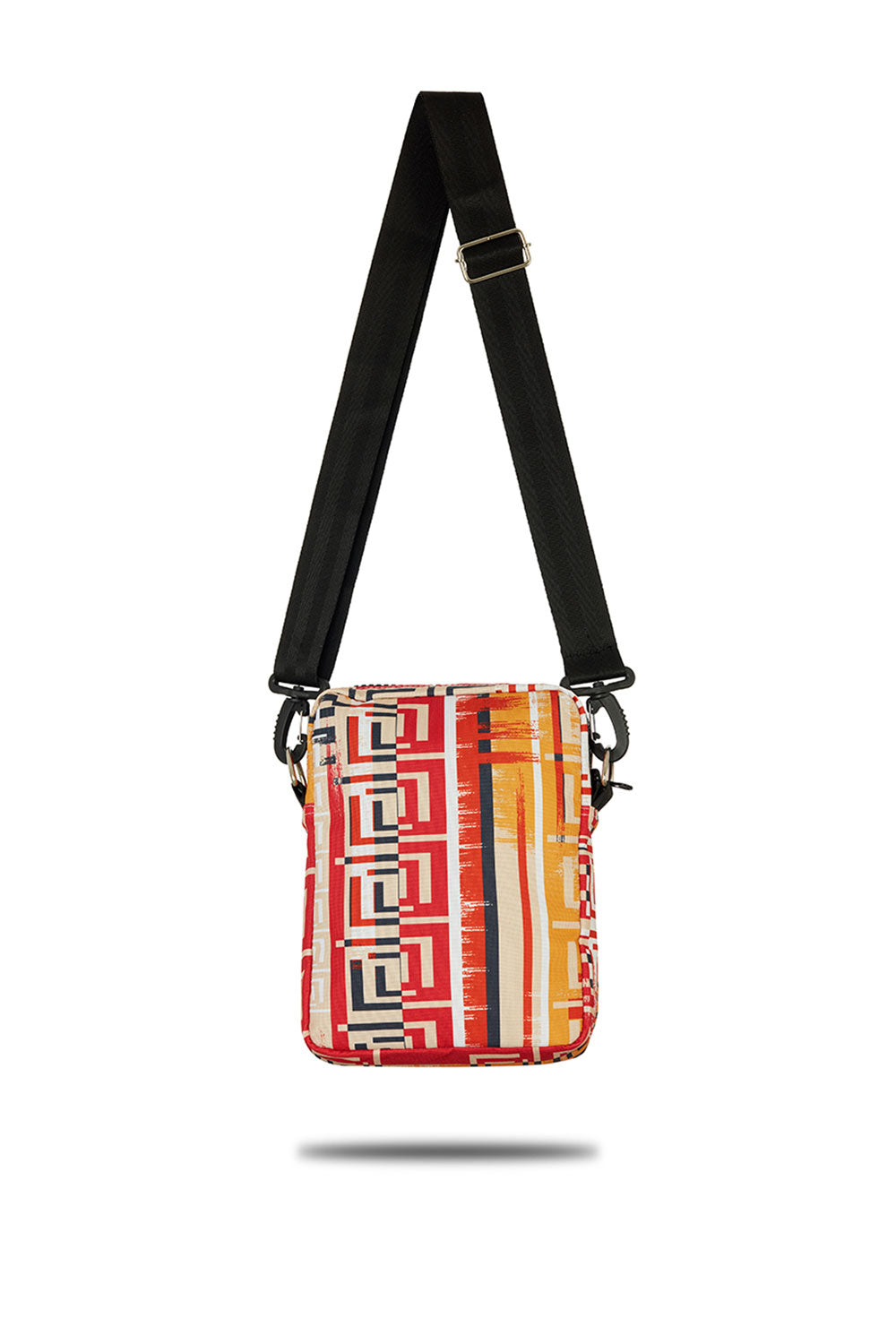 Fudela-Çapraz Askılı Rahat Günlük Kullanım Omuz Çantası Kırmızı Desenli-Omuz Çantası-3-Milagron.com