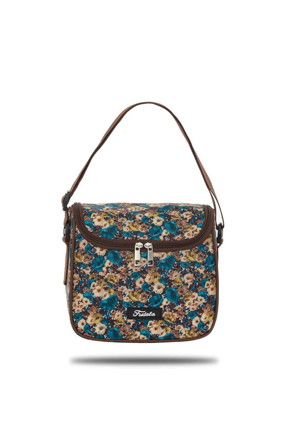 Fudela-Kahverengi Unisex Çocuk Beslenme Çantası-El Çantası-1-Milagron.com