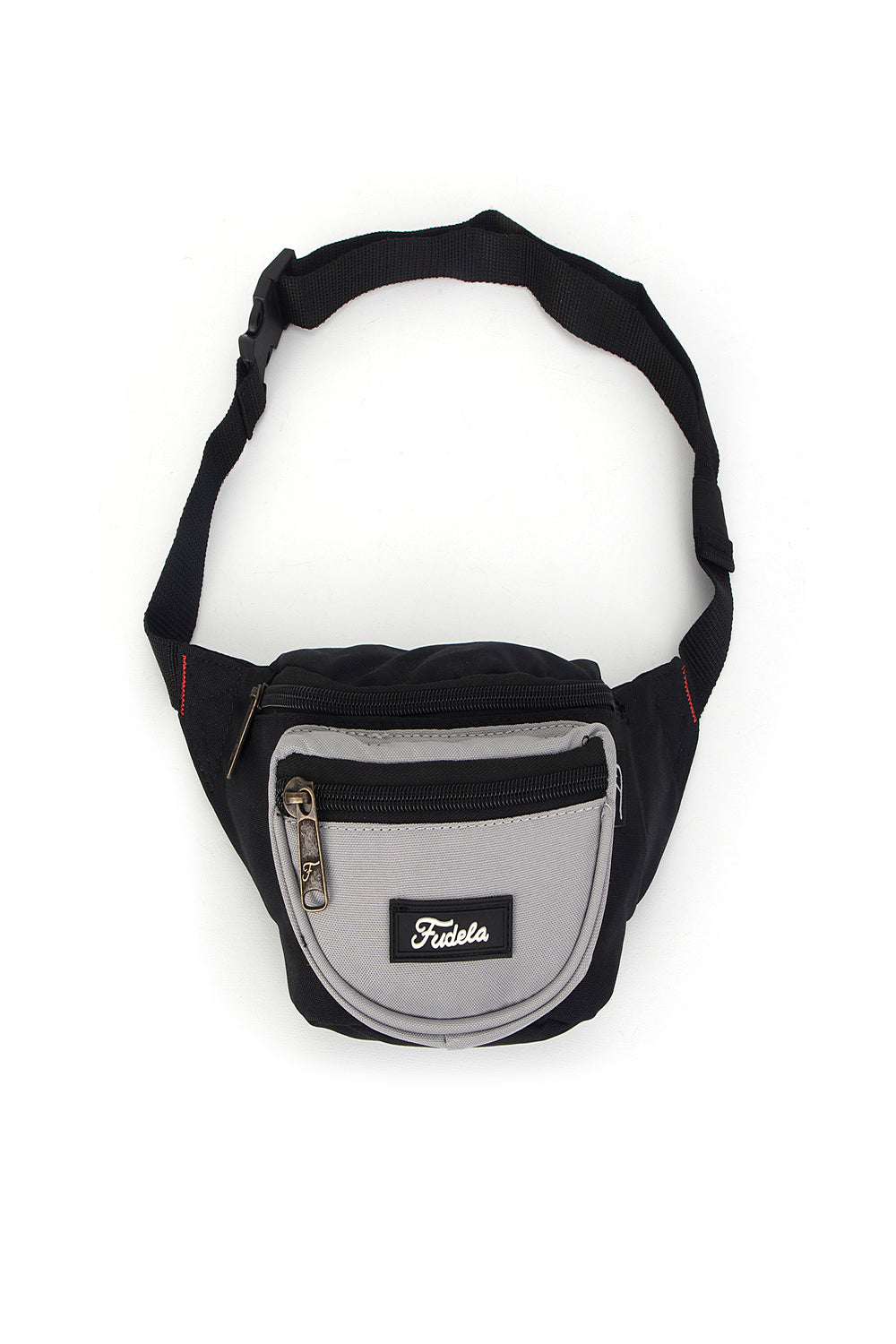 Fudela-Wamo Siyah-Gri Bel Çantası-Bel Çantası-1-Milagron.com