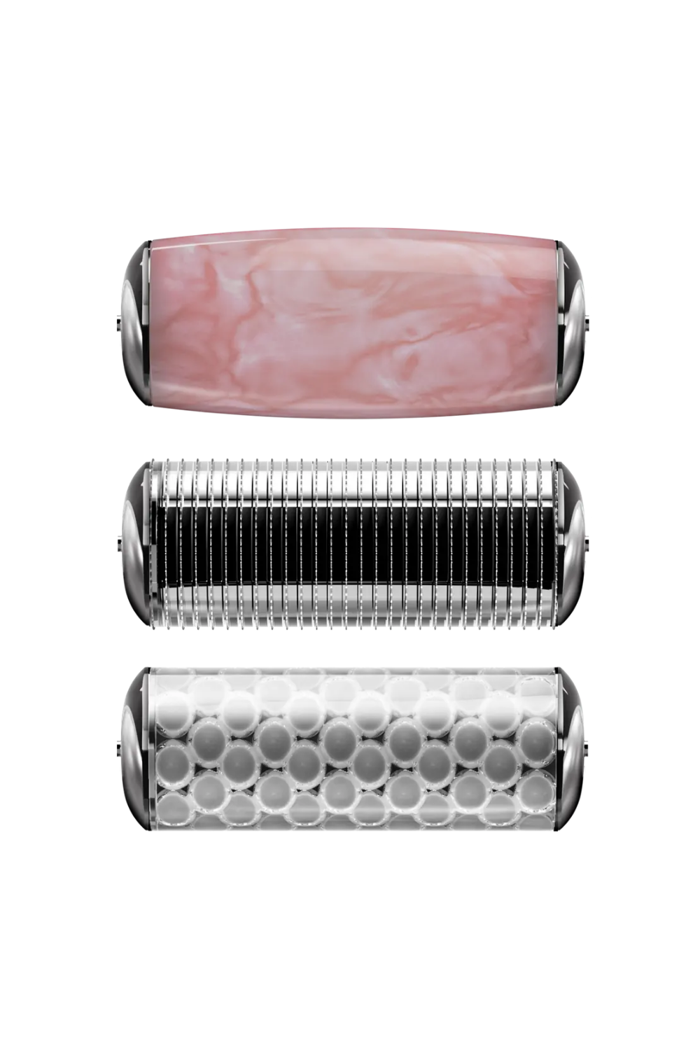 GESKE-Mikro İğneli, Buz Başlığı, Pembe Kuvars Başlıklı Dermaroller | Micro Needle Face & Body Roller-Cilt Bakım Aletleri-10-Milagron.com